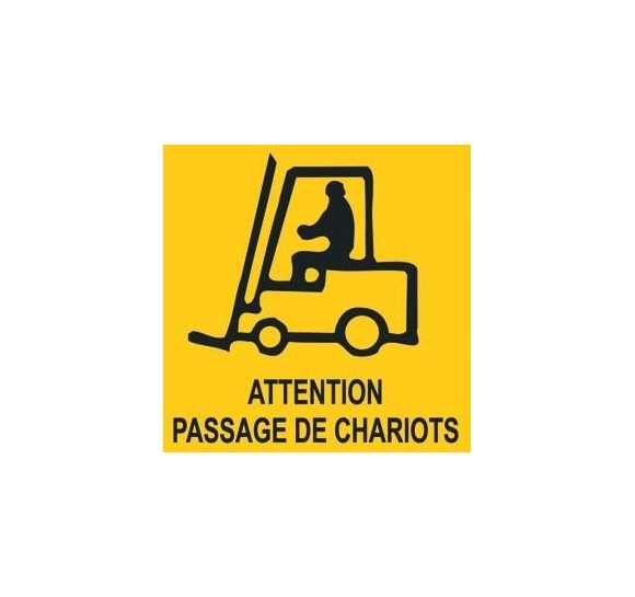Attention passage de chariots