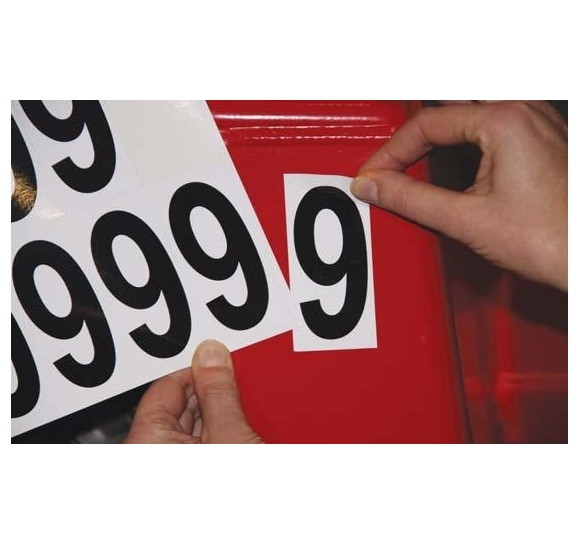 Lettres et chiffres adhésifs Lettres et chiffres adhésifs