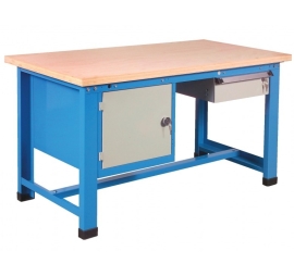 Industriële werkbank 1000 kg – 1 deur en 1 lade PROVOST