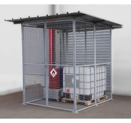 Accessoires overdekte stalling met roosterwanden PROVOST
