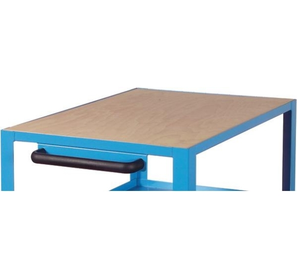 Houten blad mobiele werktafel