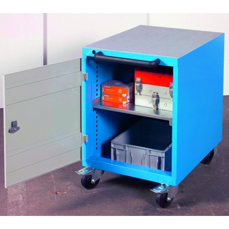 Mobiele gereedschapskist met legbord Mobiele gereedschapskist met legbord