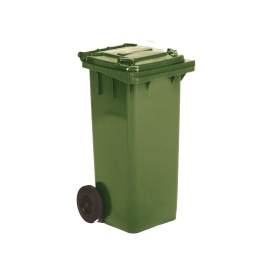 Verrijdbare 2-wiel afvalcontainer 80 liter