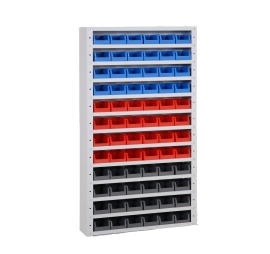 Onderdelenkast Systembox met 12 legborden met bakken  PROVOST
