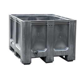 Caisse palette gris foncé 610 litres pour tri sélectif PROVOST