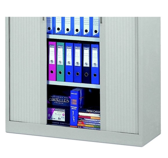 Tablette armoire bureau blanche