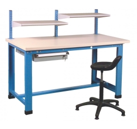 Industriële werkbank 1000 kg –2 legborden en 1 lade PROVOST