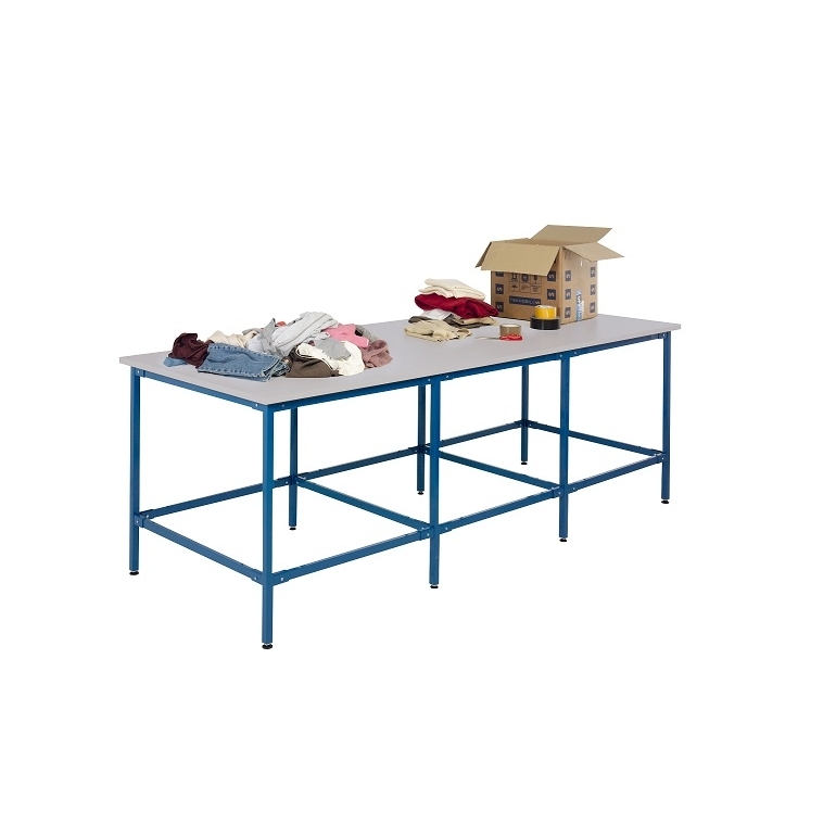 Table de travail 8 pieds avec plateau mélaminé