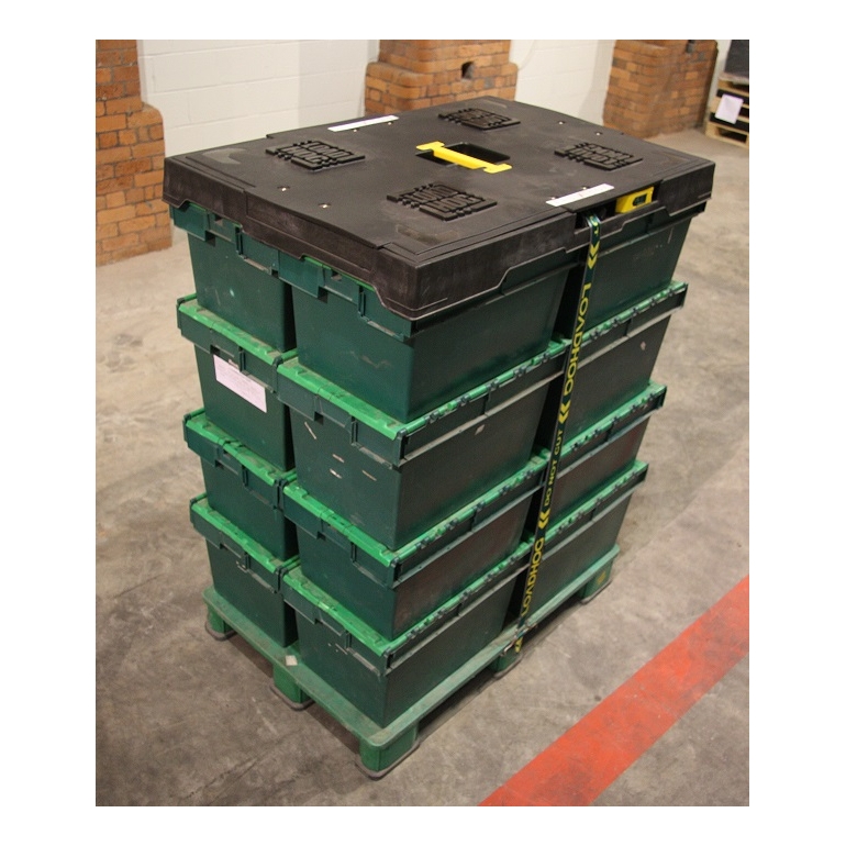 kap 1200 x 800 mm voor plastic pallets