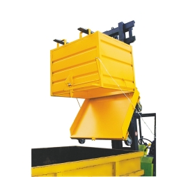 Kipbak voor behandeling met heftruck