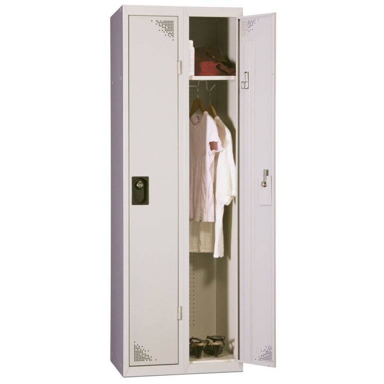 Vestiaire industrie propre 2 colonnes gris Vestiaire industrie propre 2 colonnes gris