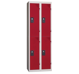 Locker 2 deuren grijs monoblok PROVOST