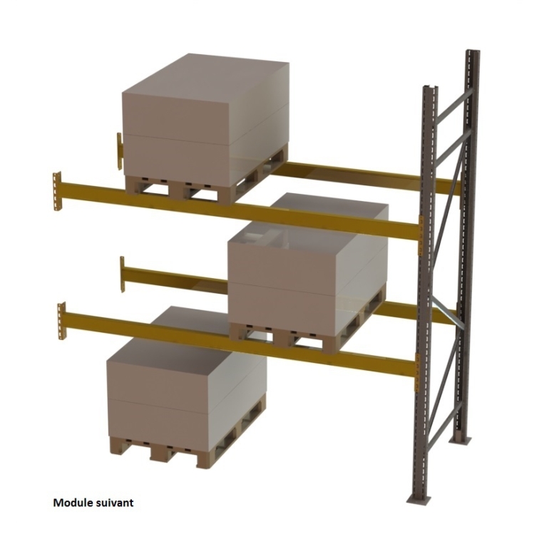 Module suivant rack à palettes Propal 3 Module suivant rack à palettes Propal 3