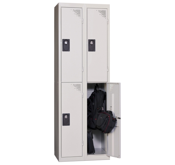 Locker 2 deuren grijs kit Locker 2 deuren grijs kit