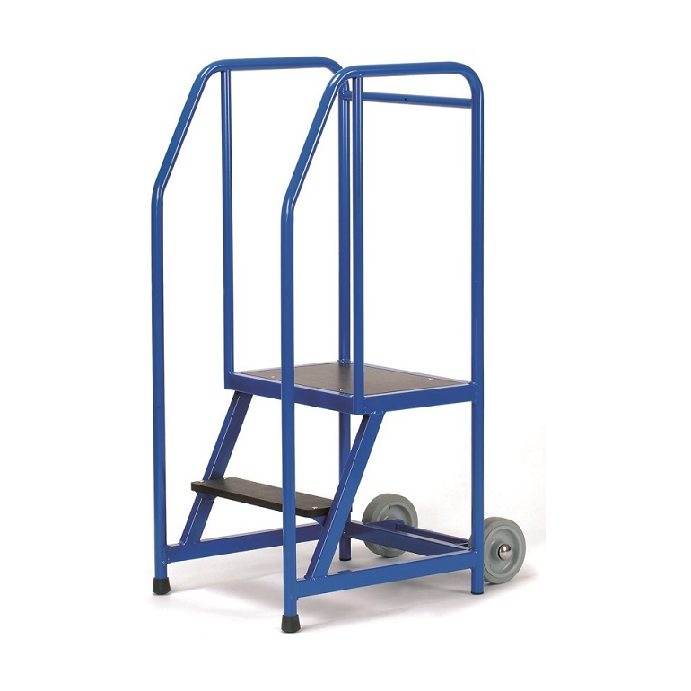 Trapladder met platform