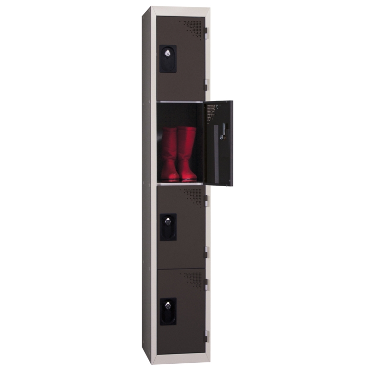 Locker 1 kolom anthraciet