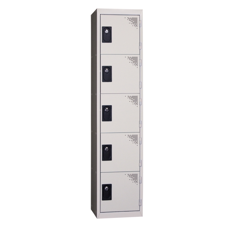 armoire casier métal 1 colonne gris 