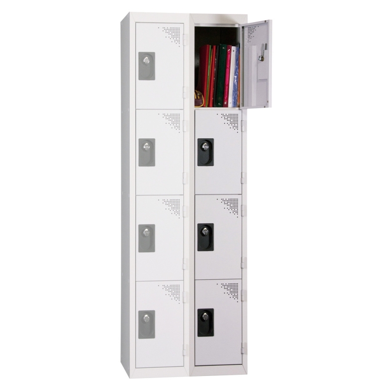 vestiaire multicases 2 portes gris kit
