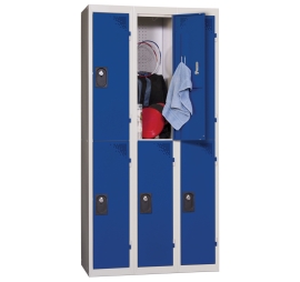 vestiaire multicases 3 portes monobloc bleu PROVOST