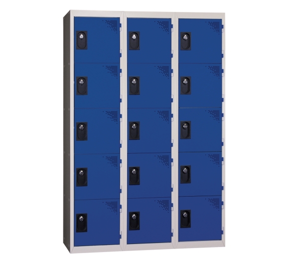 vestiaire multicases 3 portes monobloc bleu vestiaire multicases 3 portes monobloc bleu