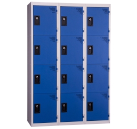 vestiaire multicases 3 portes 4 cases kit bleu PROVOST