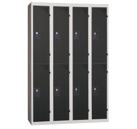 locker met 8 kastjes