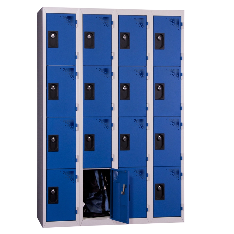 blauw locker