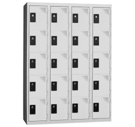 vestiaire multicases 4 colonnes kit gris  PROVOST