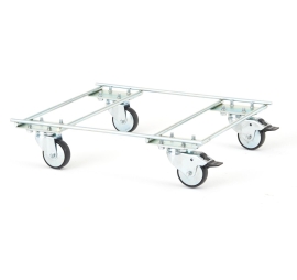 Socle roulant pour corbeilles fil L490 mm PROVOST