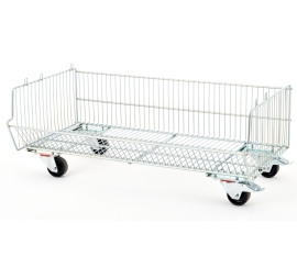 Socle roulant pour corbeilles fil L950 mm  PROVOST