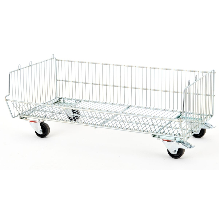 socle roulant pour panier fil professionnel