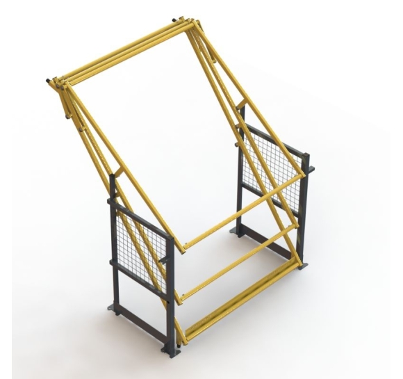 Barrière écluse pliante Barrière écluse pliante