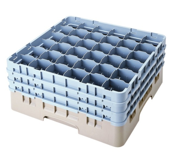 Casier lave vaisselle- 36 compartiments - hauteur max. verre 132 mm Casier lave vaisselle- 36 compartiments - hauteur max. verre 132 mm