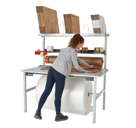 Système de coupe pour table d'emballage