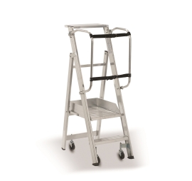 Escabeau mobile pliable à 2 marches – plateforme H 500 PROVOST