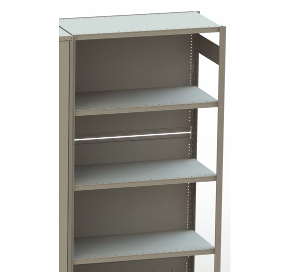 Fond tôlé peint pour rayonnage Prospace