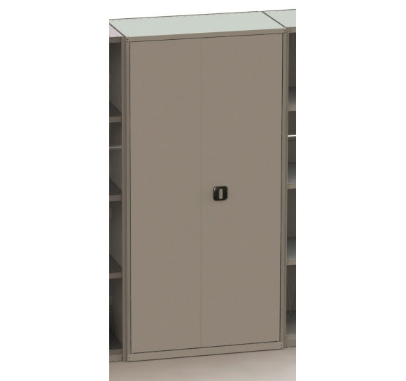 Portes battantes pour rayonnage