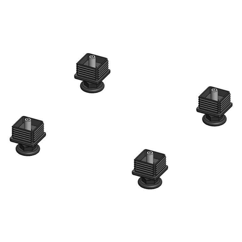 Lot de 4 vérins de stabilité pour table d'emballage Lot de 4 vérins de stabilité pour table d'emballage