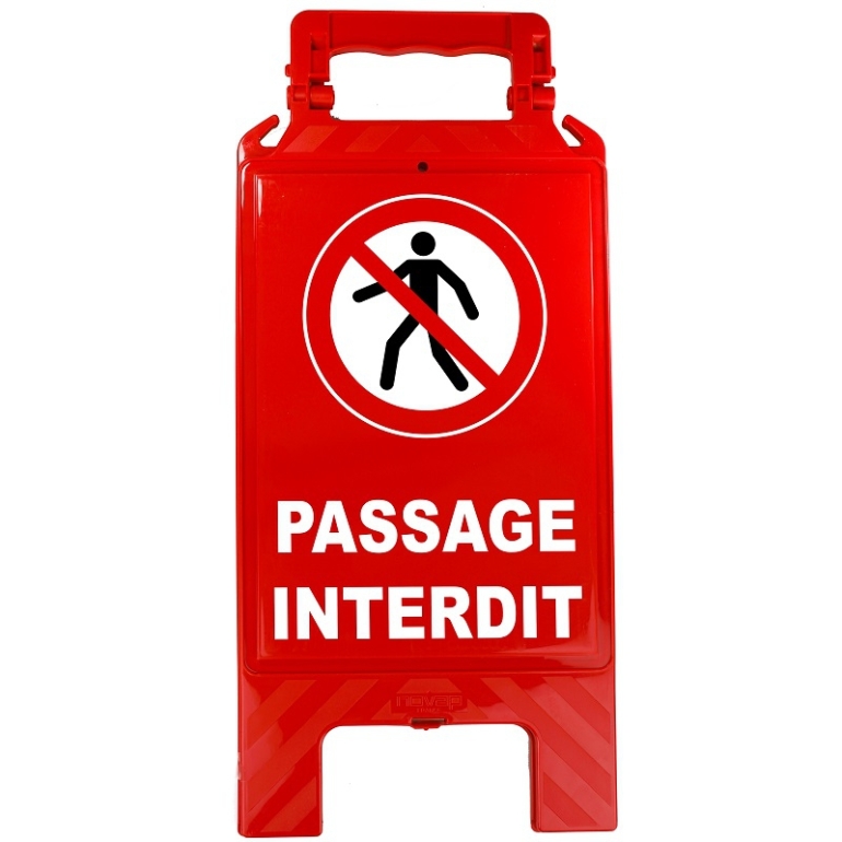 Chevalet de passage interdit Chevalet de passage interdit
