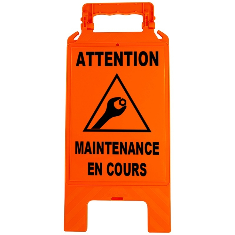 Chevalet de signalisation orange Chevalet de signalisation orange