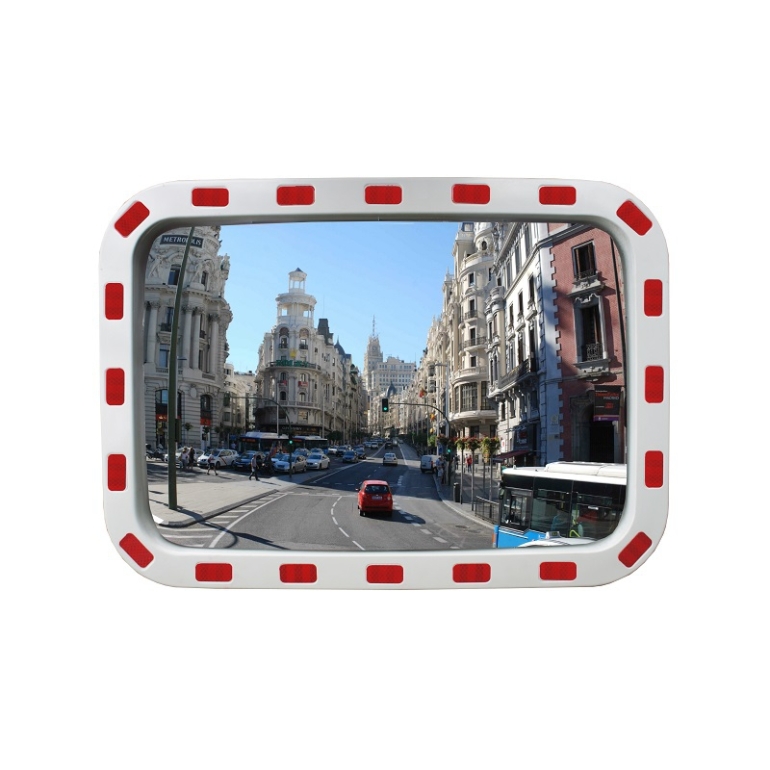 Miroir de sécurité rectangulaire