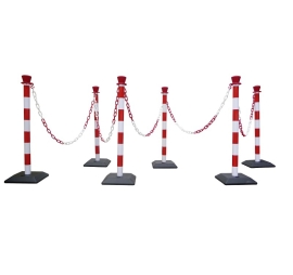 afzetpalen met ketting
