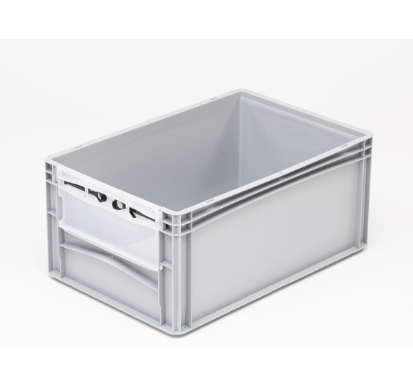 Bac en plastique avec trappe frontale Bac en plastique avec trappe frontale