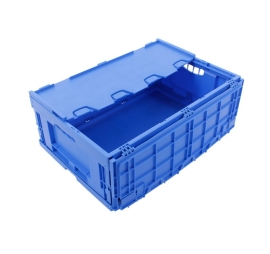 Vouwbak 600 x 400 mm met aanscharnierend deksel PROVOST