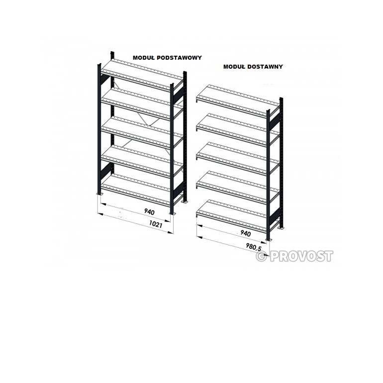 Prospace pour boîtes d\'archives ouvert