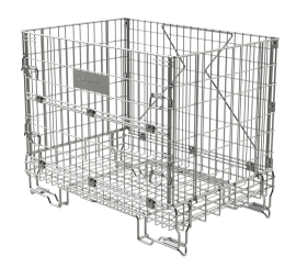 Opvouwbare gaascontainer met half neerklapbaar deurtje 1200 x 800 PROVOST