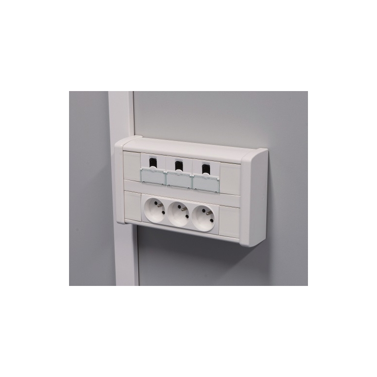 Bloc prises pour cabine d'atelier palettisable Bloc prises pour cabine d'atelier palettisable