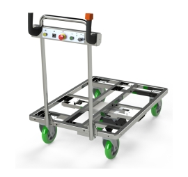 magazijnwagen met motoraangedreven wiel