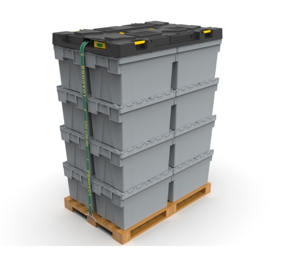 Coiffe 1200 x 800 mm pour palette plastique