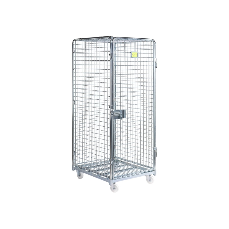Rolcontainer met gesloten deur